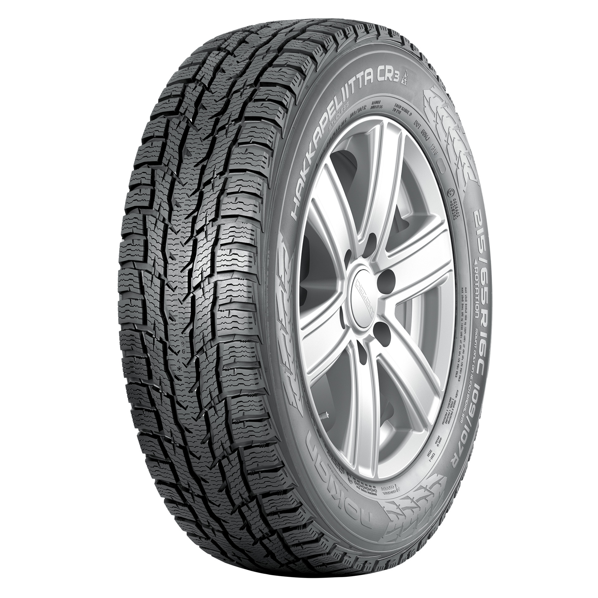 NOKIANTyres NOKIAN Tyres Hakkapeliitta C3 205/65R16C 107/105R шип*(2023)