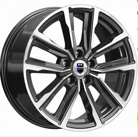 КиК Лацио 7.5x17/5x114.3 ET40 D67.1 алмаз_черный