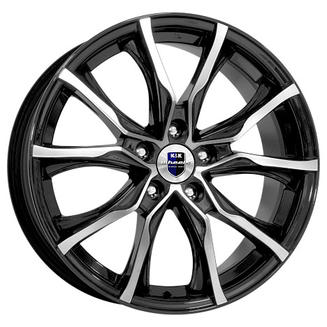 КиК Твист-оригинал 7.5x17/5x114.3 ET46 D67.1 алмаз_черный