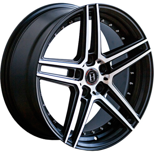 HARP Y-22 10x20/5x112 ET40 D72.6 Satin-Black__Machined-Face