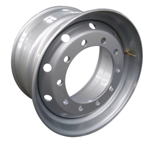 Steger Колесо дисковое STEGER 11,75x22,5 10x335 ET135 D281 T16 hump рулевая ось Silver