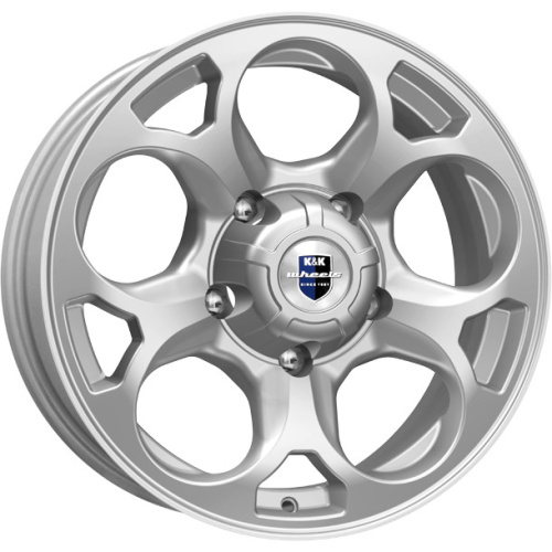 КиК Линкс 7x16/5x139.7 ET35 D108.5 сильвер