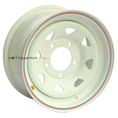 Off-Road Wheels 7x15/5x139,7 ET25 D98,5 ВАЗ Нива Белый (треуг. мелкий)