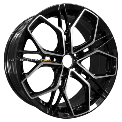 INCH 8x18/5x112 ET45 D66,6 FA8534 Gloss Black Machined Face (ZJH)