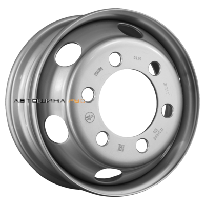 SRW 6x17,5/6x222,25 ET135 D164 Silver (3176052) (11 мм) Китай 2 500 кг футорка с вент.