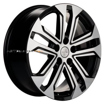 Khomen Wheels 7x18/5x110 ET50 D63,3 KHW1803 (CS35/CS35 Plus) Black-FP