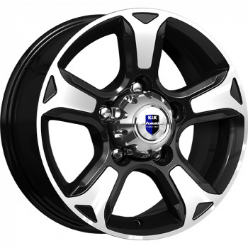 КиК Атлант 7x16/5x139.7 ET35 D98 алмаз_черный