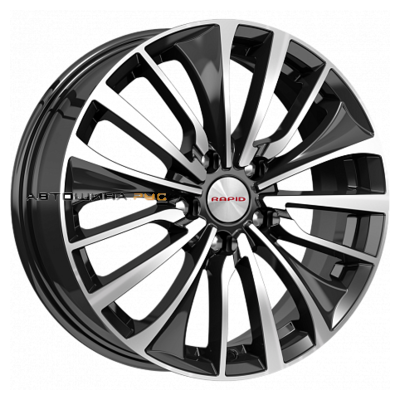 K&K 6,5x17/4x100 ET41 D60,1 Flanker-оригинал (КС905) Алмаз черный