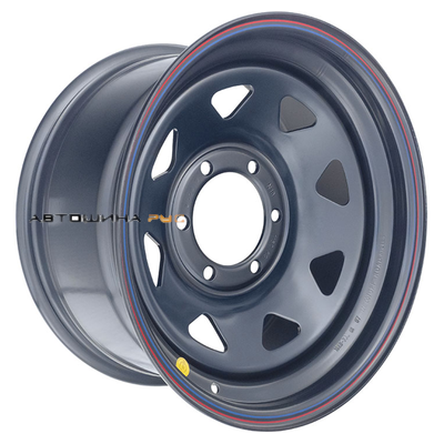 Off-Road Wheels 8x16/6x139,7 ET10 D110 Toyota Hilux 2.5D, 3.0D Черный (треуг. мелкий, с увелич.полкой под суппорт)