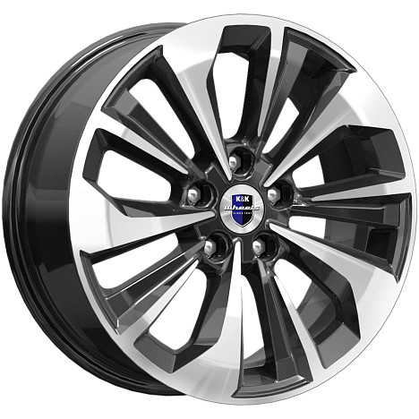 КиК Авиор 7x17/5x114.3 ET37 D66.6 алмаз_черный