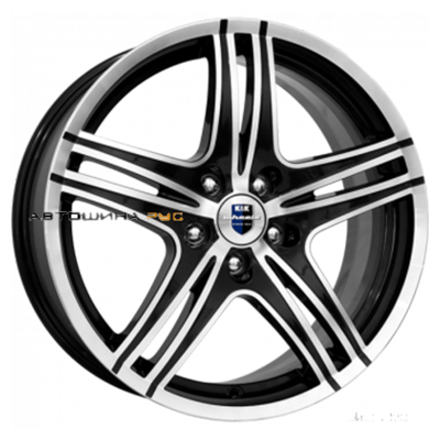 K&K 8x18/5x120 ET32 D60,1 Омаха (КС569) Алмаз черный