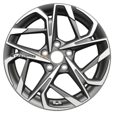 Khomen Wheels 7x17/5x110 ET46 D63,3 KHW1716 (Changan CS35 Plus) Gray-FP