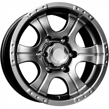 КиК Байконур 8x16/6x139.7 ET0 D110.1 дарк_платинум