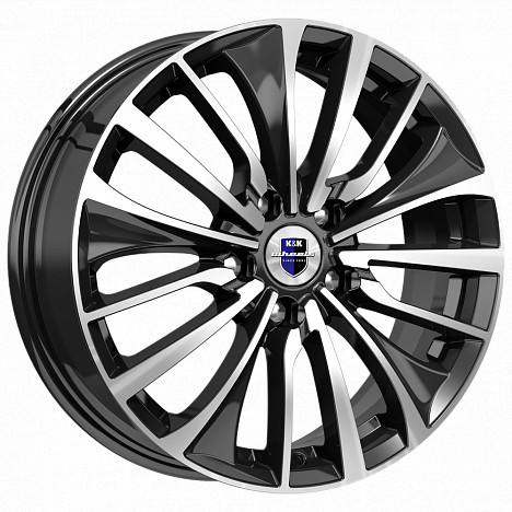 КиК Flanker 6.5x17/5x114.3 ET37 D66.6 алмаз_черный