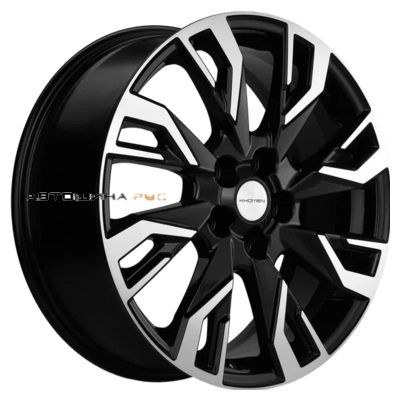 Khomen Wheels 7x18/5x110 ET35 D67,1 KHW1809 (Dongfeng 580/DFSK 500) Black-FP