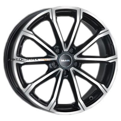 MAK 7x17/5x114,3 ET35 D66,1 DaVinci Black mirror