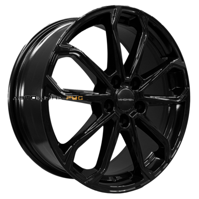 Khomen Wheels 7x18/5x114,3 ET53 D54,1 KHW1816 (Geely Coolray) Black