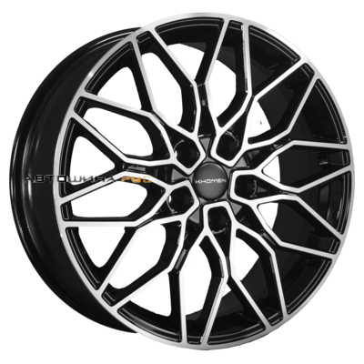 Khomen Wheels 7x18/5x100 ET28 D57,1 KHW1813 (FAW Bestune T77) Black-FP