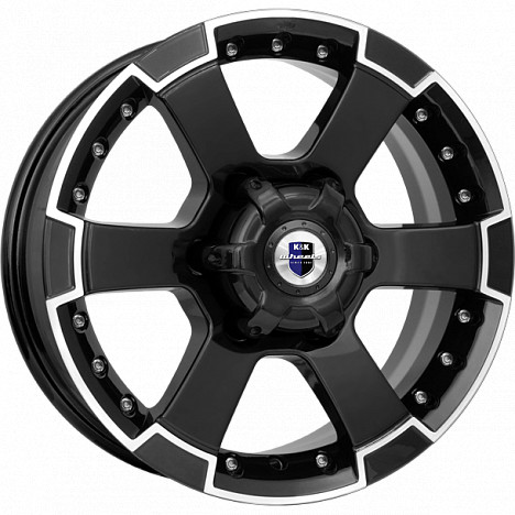 КиК M56 7x16/6x139.7 ET20 D110.1 алмаз_черный