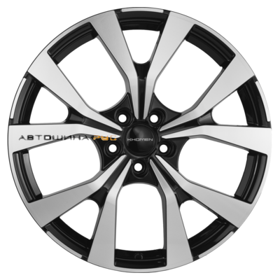 Khomen Wheels 7x19/5x114,3 ET51 D67,1 KHW1906 (Kia Sportage) Black-FP