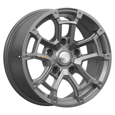 СКАД 7x16/5x139,7 ET15 D98,5 Барахас (КЛ378) Графит