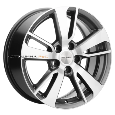 Khomen Wheels 7x17/5x114,3 ET43,5 D67,1 KHW1704 (Hyundai Tucson IV/Kia Sportage V) Gray-FP