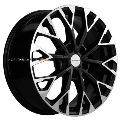 Khomen Wheels 7x17/5x108 ET50 D63,3 KHW1718 (Kuga/Focus/Volvo XC40/XC70) Black-FP