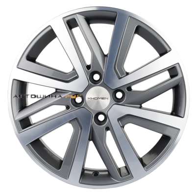 Khomen Wheels 6x16/4x100 ET37 D60,1 KHW1609 (Stepway) Gray-FP