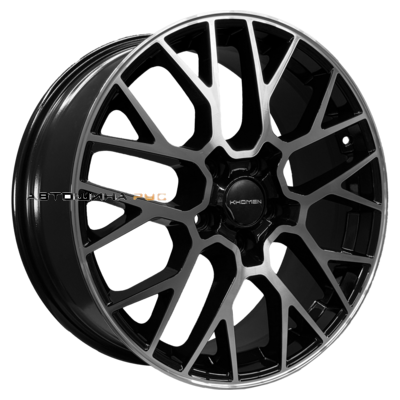 Khomen Wheels 7x18/5x114,3 ET37 D66,6 KHW1818 (Jolion) Black-FP