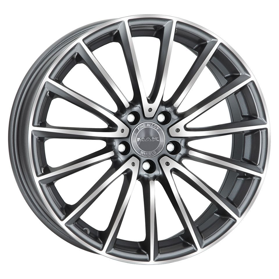 MAK  Komet  8,0\R19 5*112 ET48  d66,6  Gun Met-Mirror Face  [F8090KMQM48WS4X]