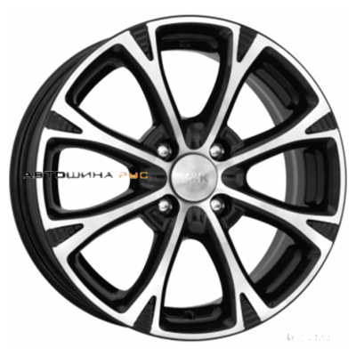 K&K 6x15/4x108 ET23 D65,1 Блюз-оригинал (КС606) Алмаз черный