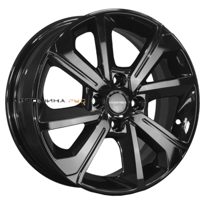 Khomen Wheels 6x15/4x100 ET50 D60,1 KHW1501 (Vesta) Black