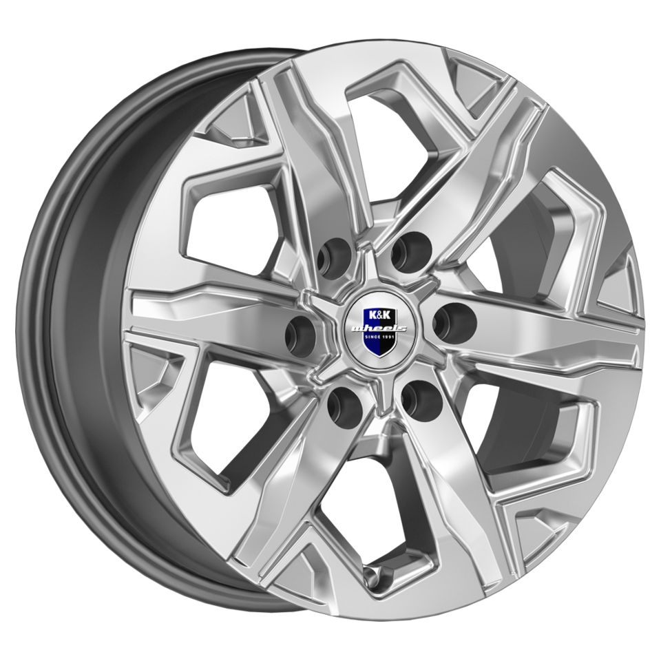 КиК  Тейт (КС1050)  7,5\R17 6*139,7 ET38  d67,1  Дарк платинум  [80280]  <Ш>  Fb max 925 kg