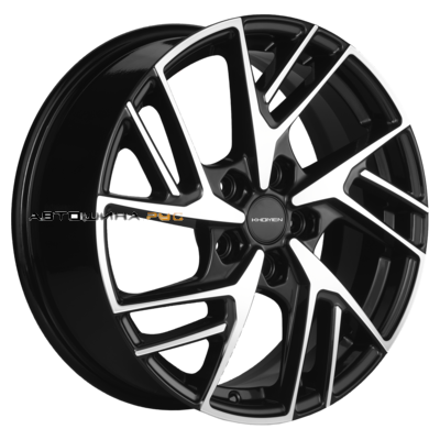 Khomen Wheels 6,5x17/5x114,3 ET46 D67,1 KHW1722 (Elantra/i30) Black-FP