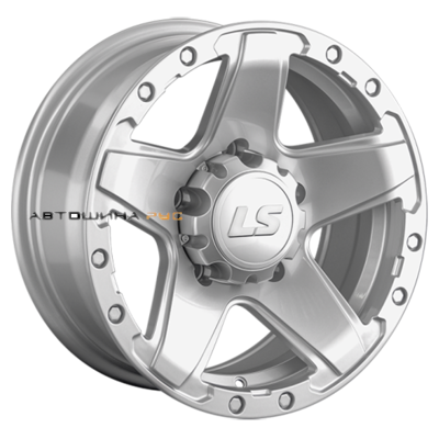 LS 8x16/5x150 ET2 D110,1 1284 Sil (конус, Колпак+лого)
