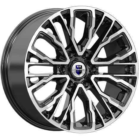 КиК Кортес 8.5x19/6x139.7 ET36 D100.1 алмаз_черный