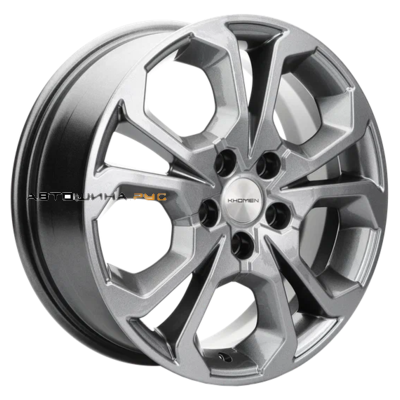 Khomen Wheels 6,5x17/5x114,3 ET40 D64,1 KHW1711 (Haval F7/F7x) Gray