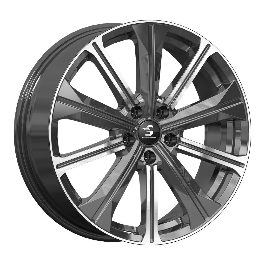 СКАД Premium  КР013 (19Tiggo 8 Pro)  7,0\R19 5*108 ET45  d60,1  Diamond gloss graphite  [4210617]  <С>  Fb max 700 kg