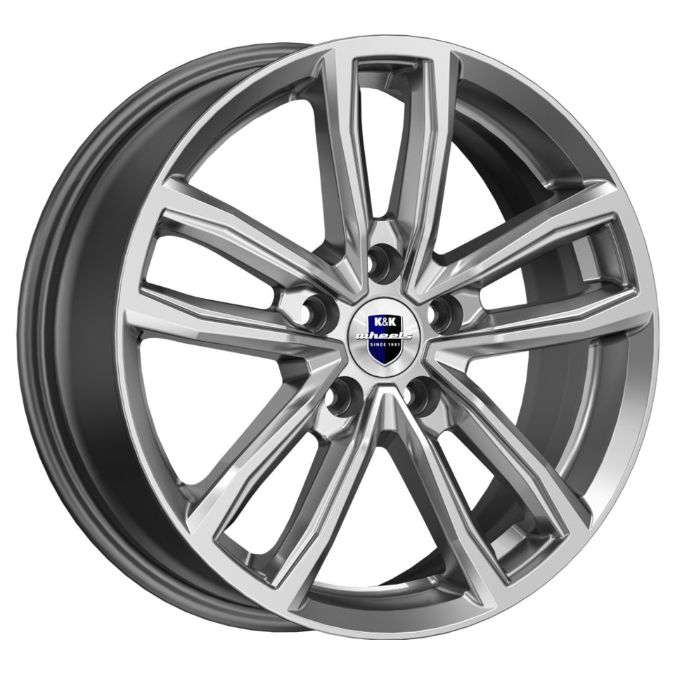 КиК  Каланг (КС1086)  6,5\R17 5*139,7 ET40  d98,1  Дарк платинум  [81761]  Fb max 575 kg