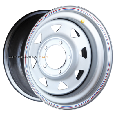 Off-Road Wheels 8x16/5x139,7 ET-19 D110 УАЗ (треуг. мелкий) Серебристый