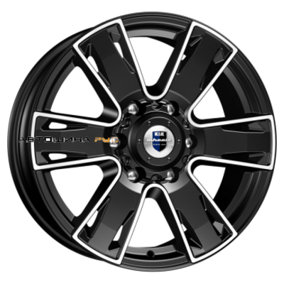 K&K 7x17/6x139,7 ET30 D106,1 Севенна (КС726) Алмаз черный