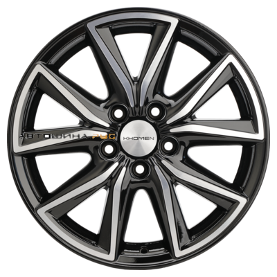 Khomen Wheels 7x17/5x114,3 ET50 D67,1 KHW1706 (CX-5/Seltos/Optima) Black-FP