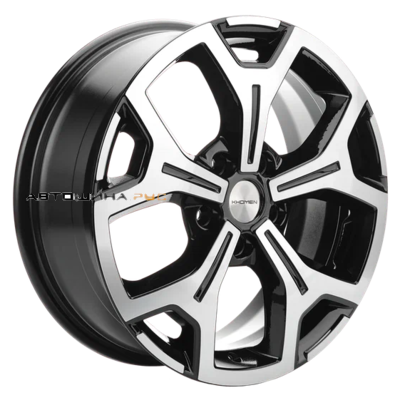 Khomen Wheels 6,5x17/5x108 ET33 D60,1 KHW1710 (Chery Tiggo/Tiggo 7 Pro) Black-FP (сфера)