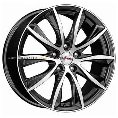 iFree 7,5x18/5x108 ET49 D67,1 Каzантип (КС684М) Блэк Джек