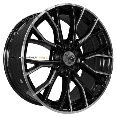PDW 8x18/5x112 ET30 D66,56 5438 Gloss Black Machine Edge and Milled Spoke (PDW)