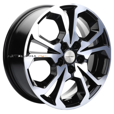 Khomen Wheels 6,5x17/5x108 ET33 D60,1 KHW1711 (Chery/Exeed) Black-FP