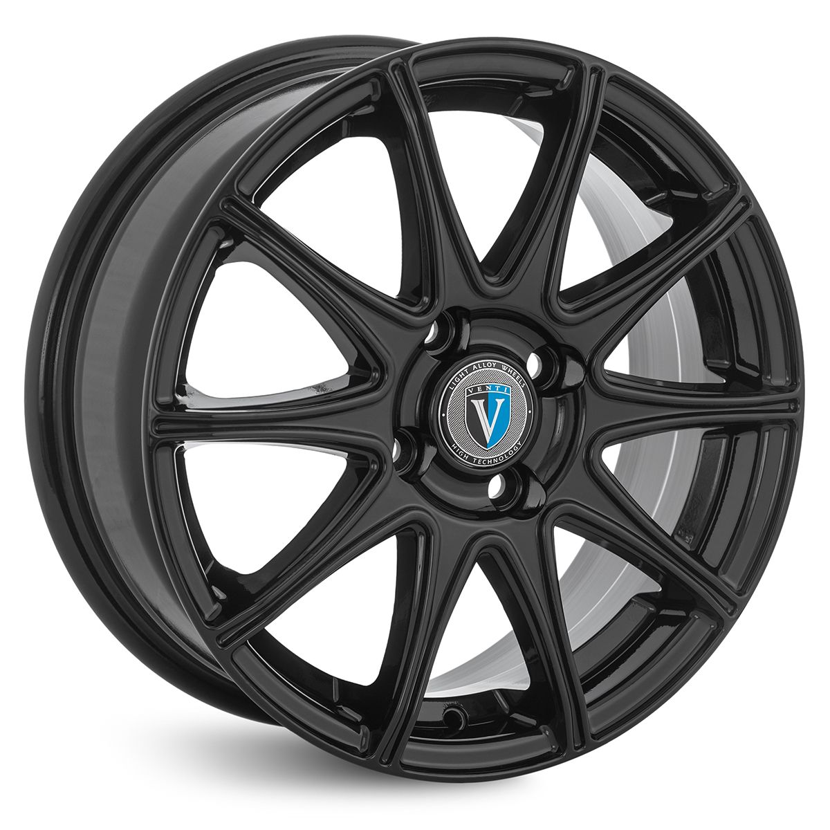 VENTI  1516 V  6,0\R15 4*100 ET46  d54,1  BL  [V1516-615-541-4x100-46BL]  Fb max 500 kg