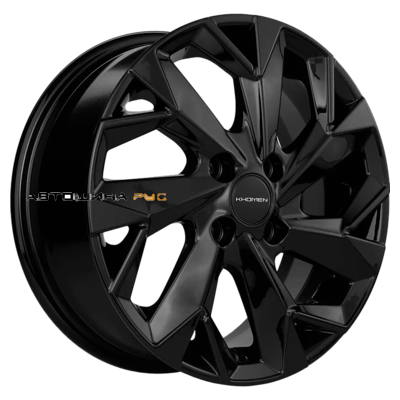 Khomen Wheels 6x15/4x100 ET40 D60,1 KHW1508 (Logan/Sandero) Black