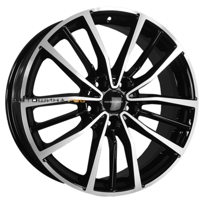 Khomen Wheels 7x18/5x114,3 ET45 D67,1 KHW1812 (Mazda CX-5/Kia Seltos) Black-FP