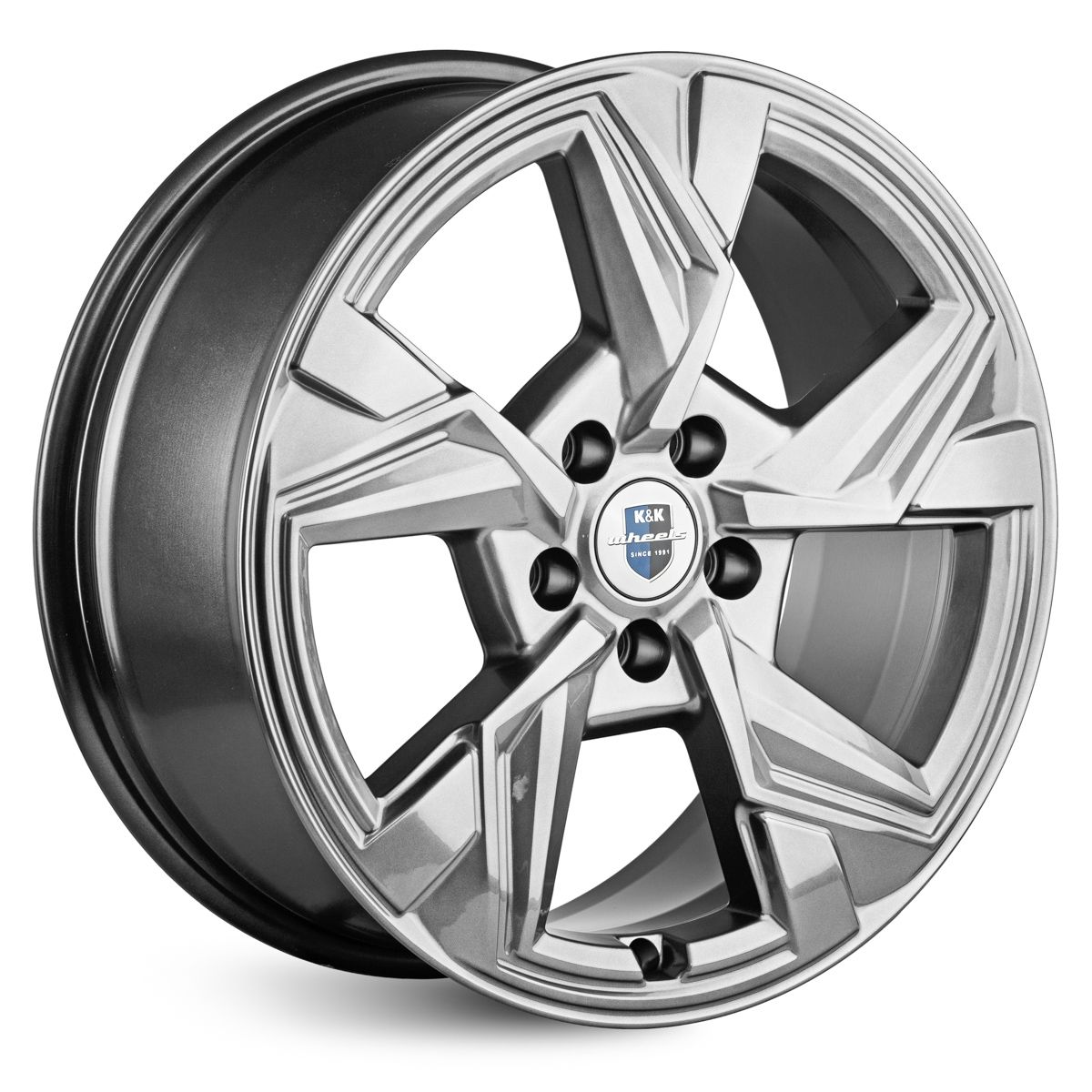 КиК  Кайан (КС1012)  7,5\R18 5*112 ET37  d66,6  Дарк платинум  [79078]  <С>  Fb max 750 kg